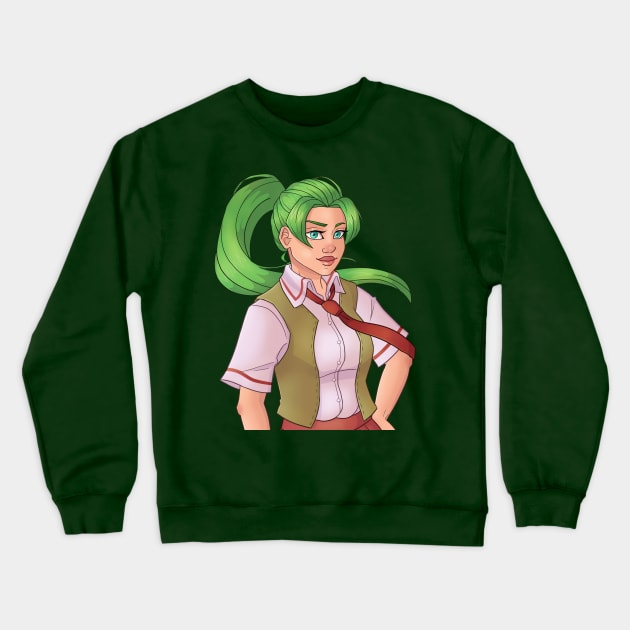 Sonozaki Mion Crewneck Sweatshirt by Dapper Draws